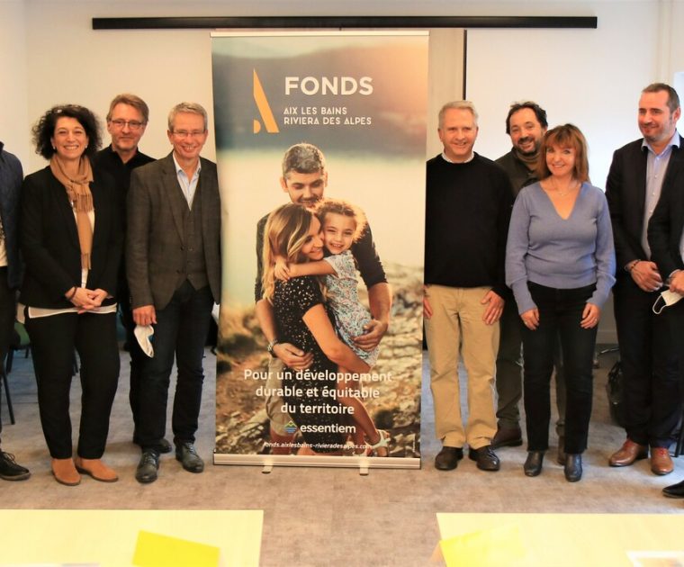 signatures des premiers mécènes du fonds AIX LES BAINS RIVIERA DES ALPES